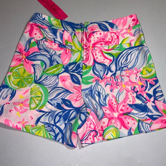 Lilly Pulitzer NWT Ariana Stretch Shorts Havana Cocktail Size 00 - Picture 3 of 13